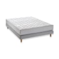 Pikkukuva 2 / 4: Patjapaketti 140x190cm + jousilaatikko + peitto + 2 tyynyä - Taskujouset - 5 vyöhykettä - 19 cm - Kiinteä DEKO DREAM Zen Vit