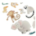 Pikkukuva 1 / 2: 3D eläin-safari tarrat Flerfärgad