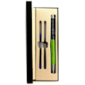 Miniatyrbillede 1 af 4: Sten og mineraler. Madagaskar rå safir mineral pen. Farve æblegrøn. Grönt äpple
