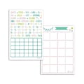 Pikkukuva 1 / 2: Sablonit - Toga - Kuukausisivut x2 - 15x20cm - Monivärinen - Tee itse Bullet Journal Flerfärgad