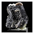 Miniatyrbillede 1 af 5: Sten og mineraler. Wolframit, Kvarts, Siderit, Pyrit. 3680,0 øre. Panasqueira-minerne, Portugal.