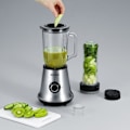 Miniatyrbild 2 av 6: Blender 2 i 1 - SEVERIN - SM3737 - Multi-blender och smoothie-blender 2 i 1 - 500W - Glaskanna 1 L - 1 flaska 600 ml ingår