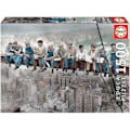 Miniatyrbild 1 av 2: 1500 pusselbitar - Lunch i New York - EDUCA - Livsscen - Vuxen - Flerfärgad Flerfärgad