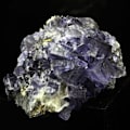 Miniatyrbillede 3 af 4: Sten og mineraler. Fluorit. 445,0 øre. Yanci, Igantzi, Navarra, Spanien.