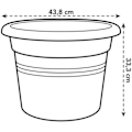 Pikkukuva 4 / 5: vihreä perussylinteri 45cm mieto terra mjuk terrakotta
