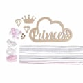 Pikkukuva 2 / 3: DIY seinäkiinnityssarja - RAYHER - Prinsessa - Pinkki, beige ja harmaa - Epäsymmetrinen - Sisustus Rosa, beige och grå
