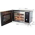 Miniatyrbillede 3 af 5: Indbygget grill mikroovn CONTINENTAL EDISON CEMO25GINE Sort Rustfrit stål L59,5 x H38,8 x D40,1 cm 25L