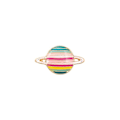 Miniatyrbillede 2 af 2: Pin's - multicolour planet 17 x 10 mm Flerfärgad