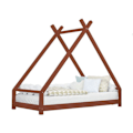 Miniatyrbillede 1 af 4: TAHUKA børne tipi seng 90 x 160 murstensrød Röd