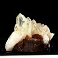 Miniatyrbillede 1 af 3: Sten og mineraler. Kvarts + siderit. 656,0 ct. Allevard, Isère, Frankrig.