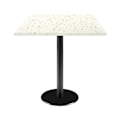 Miniatyrbillede 1 af 4: Bord 70 x 70 cm - Rom terrazzo cassata model Vit
