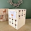 Miniatyrbillede 3 af 3: Adventskalender Terning Beige