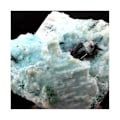 Miniatyrbillede 3 af 5: Sten og mineraler. Atacamite, Gips, Chrysocolla. 1308,0 øre. Lily Mine, Pisco Umay, Ica, Peru.