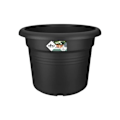 Miniatyrbillede 2 af 6: Elho Green Basics Cilinder 65 blomsterkasse - Sort - Ø 64 x H 49 cm - udendørs - 100% genanvendt Svart