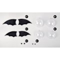 Pikkukuva 2 / 4: Lepakoiden luova setti - RAYHER - 5 lepakkoa liikkuvilla silmillä Glow in the Dark Fosforescerande