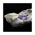 Miniatyrbillede 2 af 4: Sten og mineraler. Fluorit + baryt. 725,1 ct. La Cabaña, Berbes, Spanien.