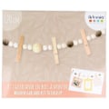 Miniatyrbillede 2 af 2: Coffret DIY juledekorationer - Træguirlande med minder