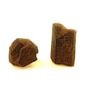 Miniatyrbillede 2 af 2: Sten og Mineraler - ABIJOUX - Staurolit - 2 stk - Ægthedscertifikat - 167,65 ct