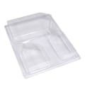 Miniatyrbillede 1 af 4: Mould - Standard - Huse med asymmetrisk tag - Plast - 24 x 19 cm - Let at tage ud Transparent