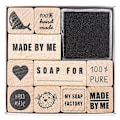 Pikkukuva 2 / 3: "Made by Me Soaps" postimerkkisetti, 11 kpl.