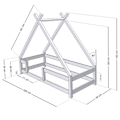 Pikkukuva 4 / 4: Vihreä TAHUKA 90 x 200 lapsivuode Grön