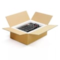 Miniatyrbild 3 av 3: 5 st packboxar 16 x 12 x 11 cm - Dubbel korrugerad kastanj