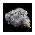 Miniatyrbillede 3 af 4: Sten og mineraler. Fluorit + baryt. 725,1 ct. La Cabaña, Berbes, Spanien.