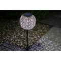 Miniatyrbillede 2 af 4: Solcelledrevet metaldekoration - Retro design - GALIX - 1 hvid LED - 8 timers belysning - 10 Lumen Svart