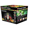Miniatyrbillede 2 af 6: Blender - RUSSELL HOBBS - Nutri Boost 23180-56 - 700 W røremaskine - 15 tilbehør - 3 skåle (700 ml) - 2 skåle (350 ml) Rustfrit stål og sort