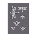 Pikkukuva 2 / 4: Insects A5 silkkipainatusstensiili Grå