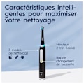 Pikkukuva 4 / 6: Oral-B iO 3 2 kpl pakkaus, musta ja sininen sähköhammasharja, 2 harjaspäätä, 1 matkalaukku Svart
