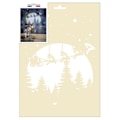 Miniatyrbillede 3 af 4: A4 julestencil - Moonlight Transparent