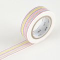 Pikkukuva 1 / 2: Masking Tape MT EX 1,5 cm Monivärinen viiva Flerfärgad