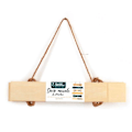 Pikkukuva 3 / 3: Käytettävä puulevy - Määrittelemätön - 60 x 30 cm - 6 levyä - Unisex - Beige/Valkoinen Beige