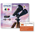 Miniatyrbillede 2 af 4: EPSON Multipack 502 - Kikkert - Sort, Cyan, Magenta, Gul (C13T02V64020)