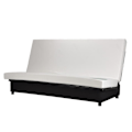 Miniatyrbillede 4 af 4: COMFORT BULTEX 3-personers sovesofa - Sort stof - Fremstillet i Frankrig - L 192 x D 95 cm - BEIJA Svart