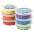 Pikkukuva 2 / 2: Valikoima itsekovettuvaa muovailusavea Metallic Foam Clay - Rainbow - 6 kpl Regnbåge