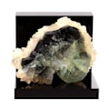 Miniatyrbillede 5 af 5: Sten og mineraler. Fluorit + Calcit. 1130,0 øre. Weishan Co., Yunnan-provinsen, Kina. Flerfärgad