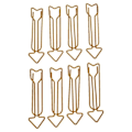 Miniatyrbillede 2 af 4: Golden Arrows Papirclips - Draeger Paris gyllene
