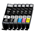 Miniatyrbillede 2 af 6: CANON pakke med 5 PGI-550 / CLI-551 blækpatroner sort/cyan/magenta/gul/grå