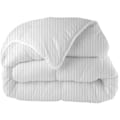 Pikkukuva 3 / 3: Lämmin peitto 220x240 cm BLANREVE PRESTIGE Multiprotection - 100% polyesteri - 2 henkilöä - Raidallinen satiini Vit