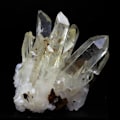 Miniatyrbillede 1 af 2: Sten og mineraler. Kvarts + siderit. 213,0 øre. Vizille, Isère, Frankrig..