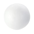 Miniatyrbillede 1 af 2: Dekorationssupport - Polystyren - Polystyrenkugle - Ø 8 cm - Hvid - Blandet Vit