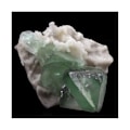 Miniatyrbillede 2 af 5: Sten og mineraler. Fluorit, kvarts. 2449,0 øre. De'an, Jiangxi, Kina. Lila