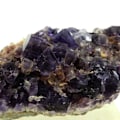 Miniatyrbillede 1 af 2: Sten og mineraler. Fluorit + Kvarts. 233,0 øre. La Cabaña, Berbes, Asturien, Spanien.