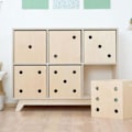 Miniatyrbild 4 av 4: Lackerad DICE förvaringsbox 6 Beige