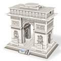 Miniatyrbillede 2 af 4: 3D model puslespil - Triumfbuen - Grå - 54 stk Flerfärgad