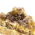 Miniatyrbillede 4 af 4: Sten og mineraler. Fluorit. 602,5 øre. Valzergues, Aveyron, Occitanie, Frankrig..