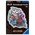 Miniatyrbillede 1 af 5: Blomsterugle træpuslespil 150 robuste og naturlige brikker inklusive 15 træfigurer (indfald), fra 10 år gammel, 17511, Ravensburger Flerfärgad