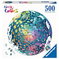 Miniatyrbillede 2 af 3: Puzzle på 500 brikker Ocean, Circle of Colors, Puzzle til voksne, fra 12 år, 17170, Ravensburger Monivärinen